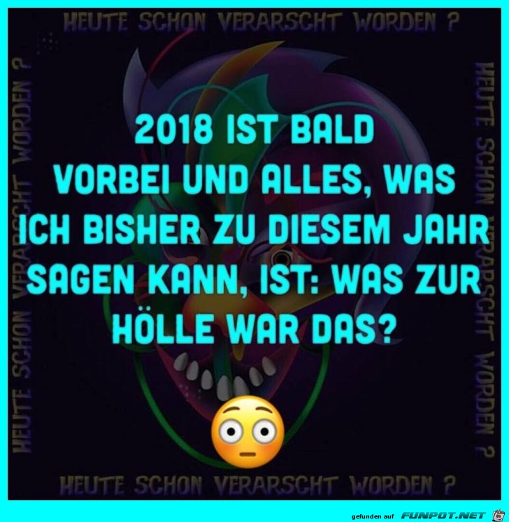 2018 ist bald vorbei