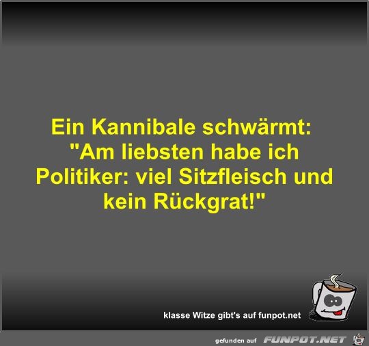 Ein Kannibale schwärmt Ein Kannibale schwärmt
