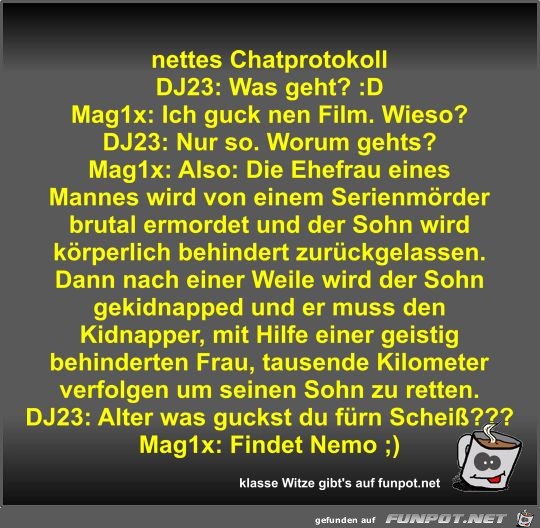 nettes Chatprotokoll nettes Chatprotokoll