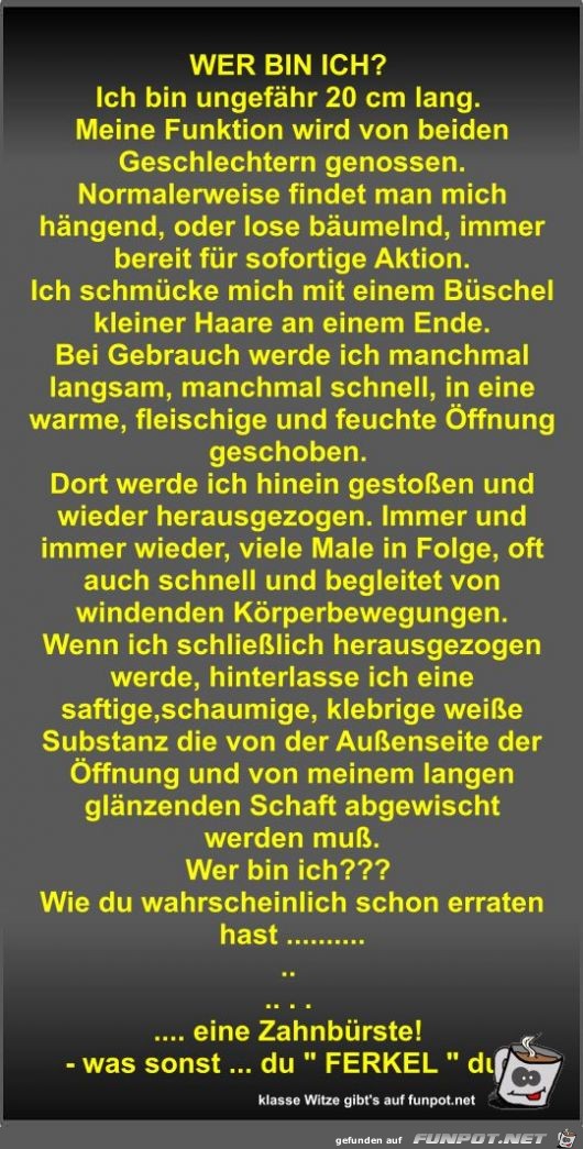 WER BIN ICH? WER BIN ICH?
