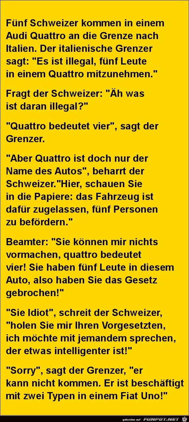 5 Schweizer 5 Schweizer