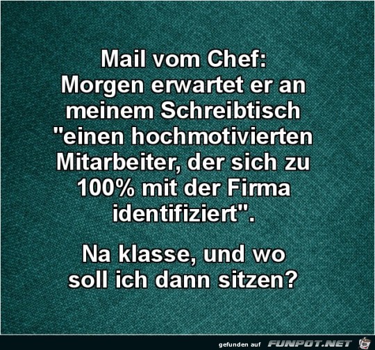 mail vom Chef