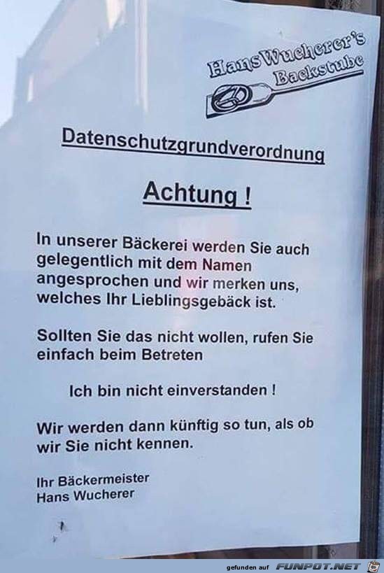 Datenschutz