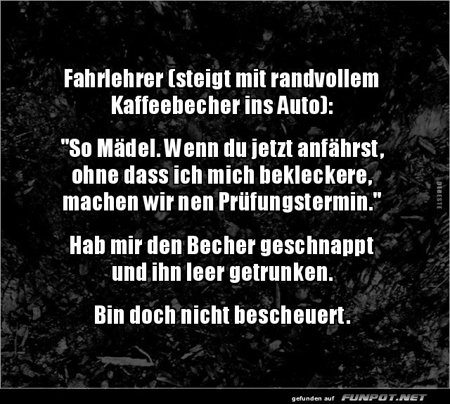 bin doch nicht bescheuert...... bin doch nicht bescheuert......