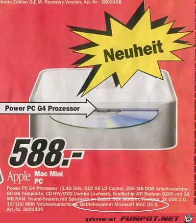 Neues Betriebssystem Neues Betriebssystem