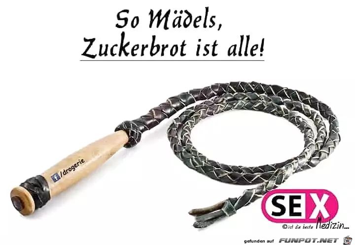 Zuckerbrot ist alle Zuckerbrot ist alle