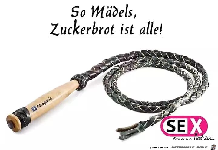 Zuckerbrot ist alle