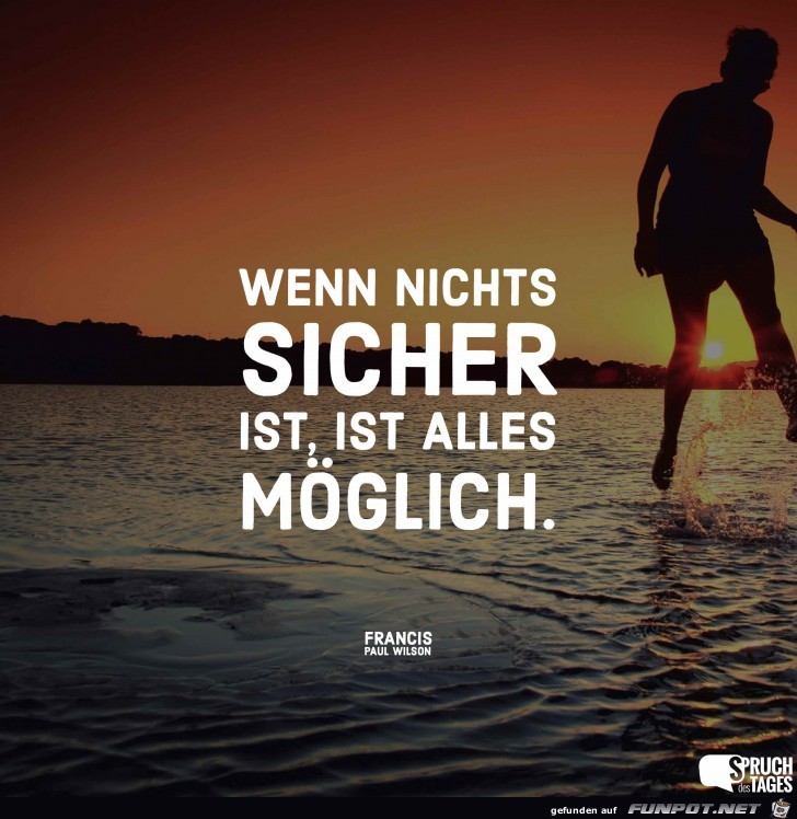 wenn nichts sicher ist