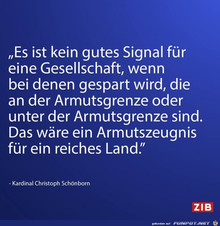 es ist kein gutes signal