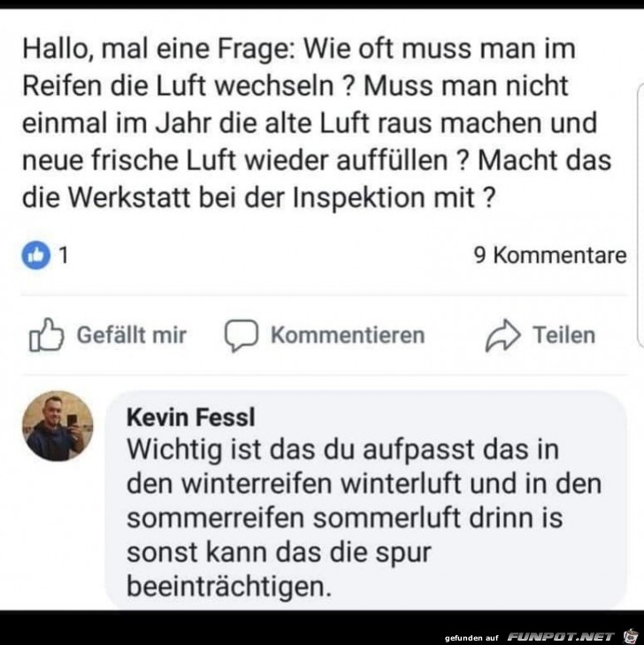 Reifenluft Reifenluft