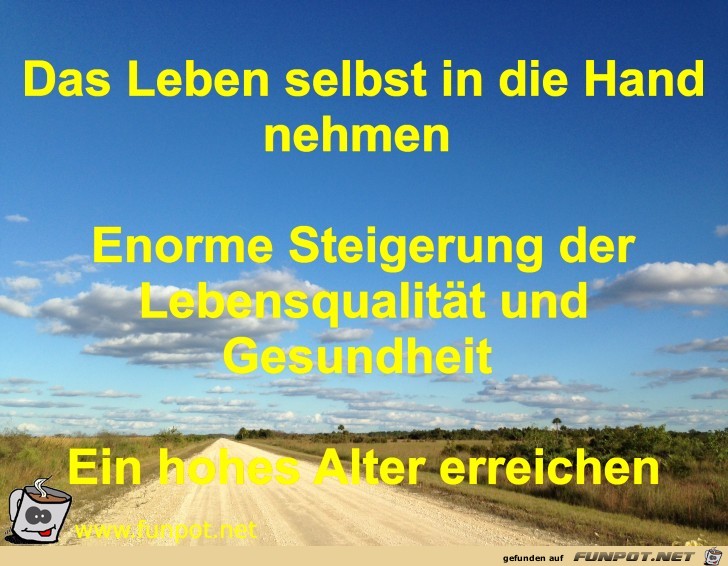 Das Leben selbst in die Hand nehmen 