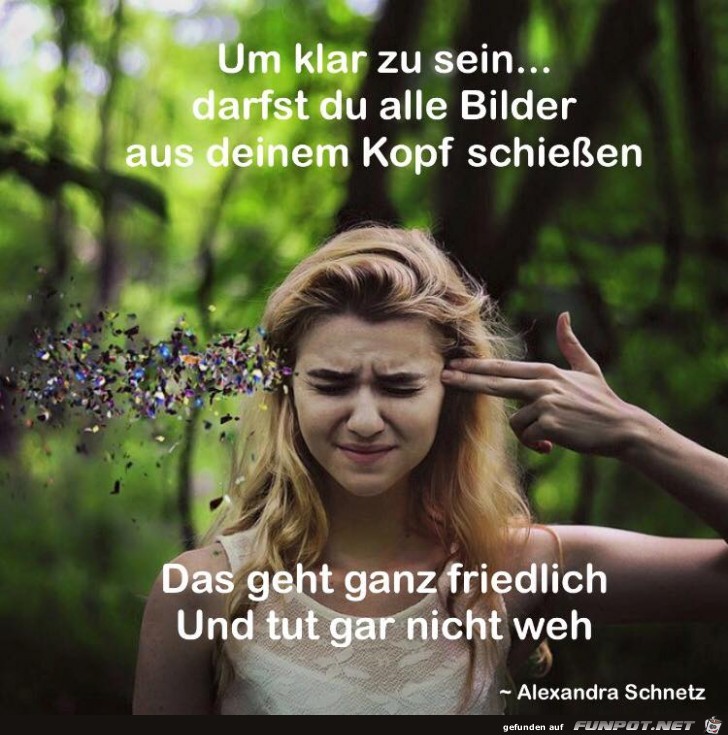 Um klar zu sein Um klar zu sein