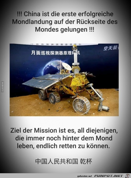 Mondlandung auf der Rckseite .........