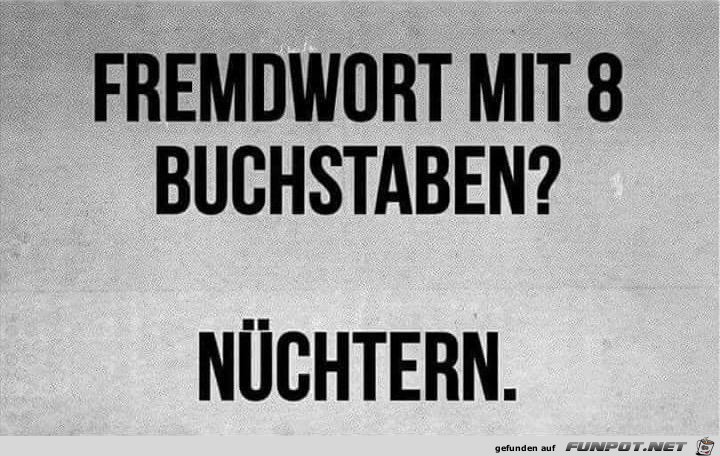 Nüchtern Nüchtern