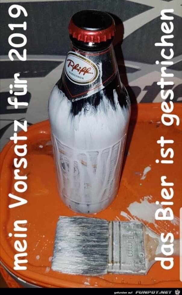 Bier gestrichen Bier gestrichen