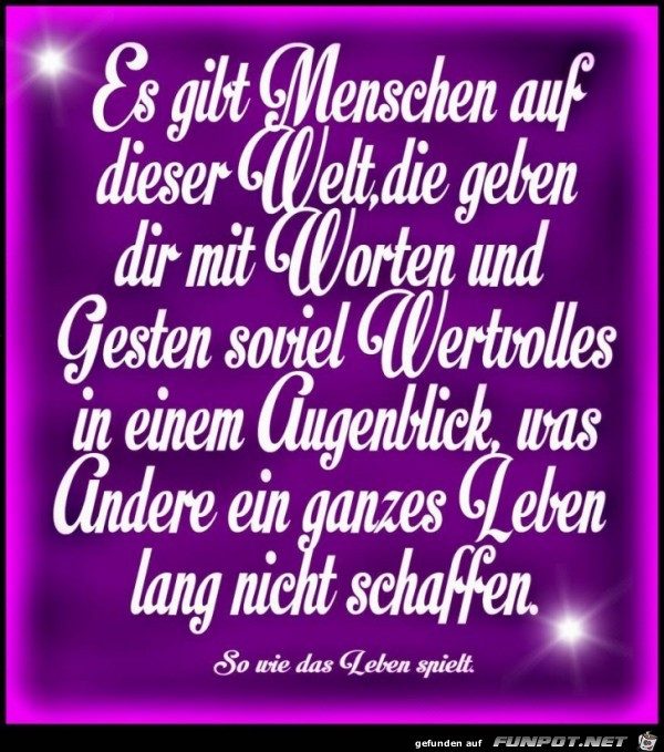 Es gibt Menschen Es gibt Menschen