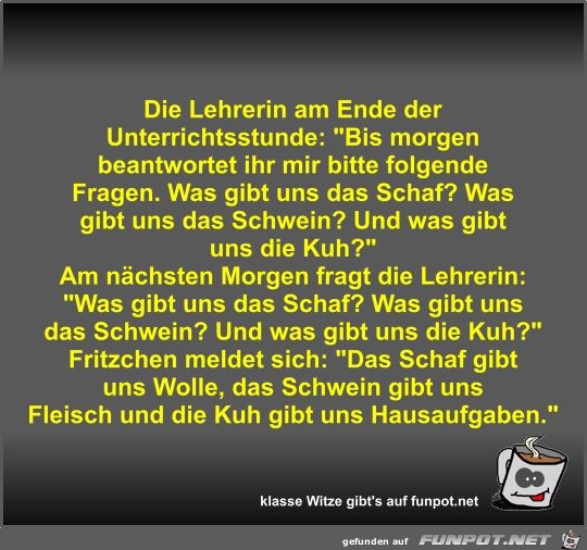 Die Lehrerin am Ende der Unterrichtsstunde Die Lehrerin am Ende der Unterrichtsstunde