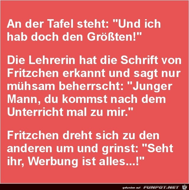 Werbung ist alles...... Werbung ist alles......
