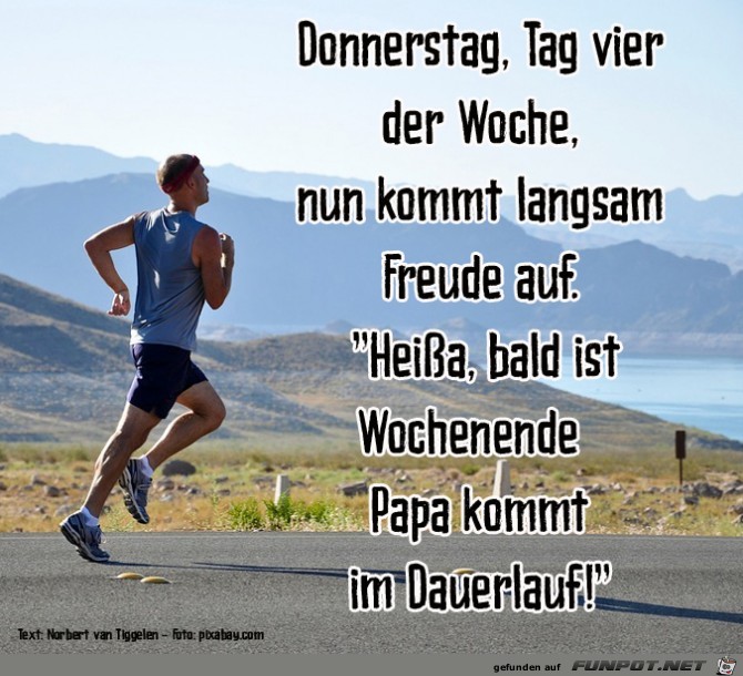 Donnerstag 2019 Papa-Version