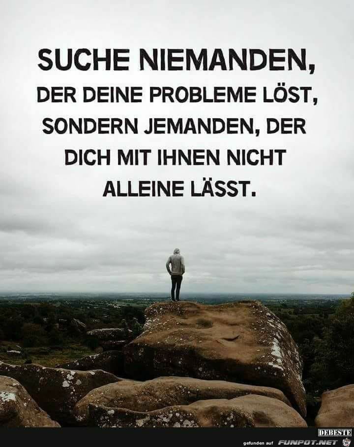 Suche niemanden