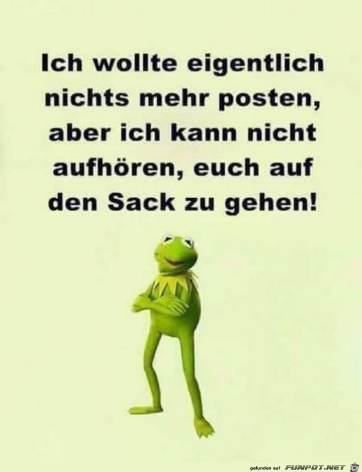 Ich kann nicht damit aufhren !