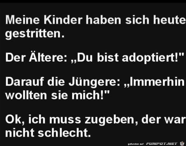 Du bist adoptiert