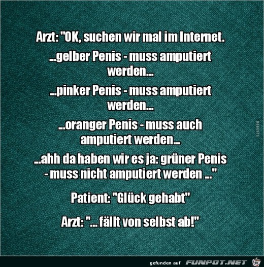 beim Arzt: ok, suchen wir mal im Internet...... beim Arzt: ok, suchen wir mal im Internet......