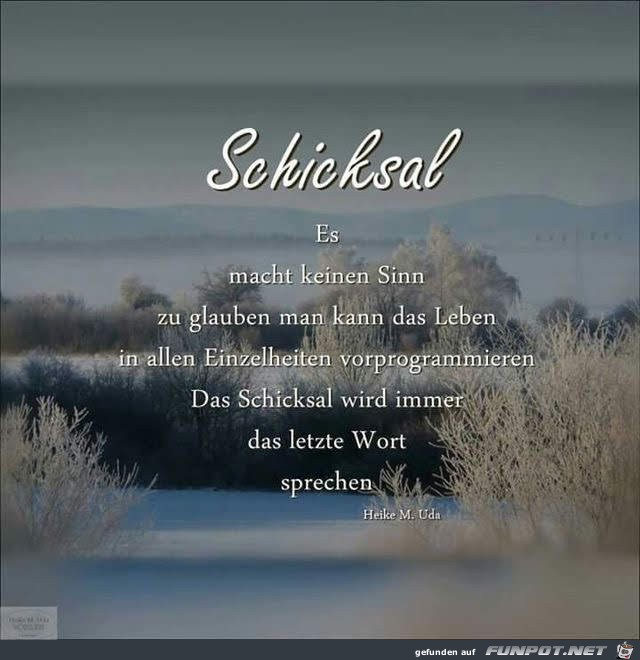 Schicksal Schicksal