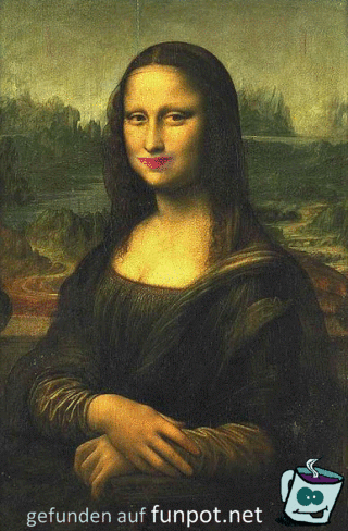 Komische Mona Lisa