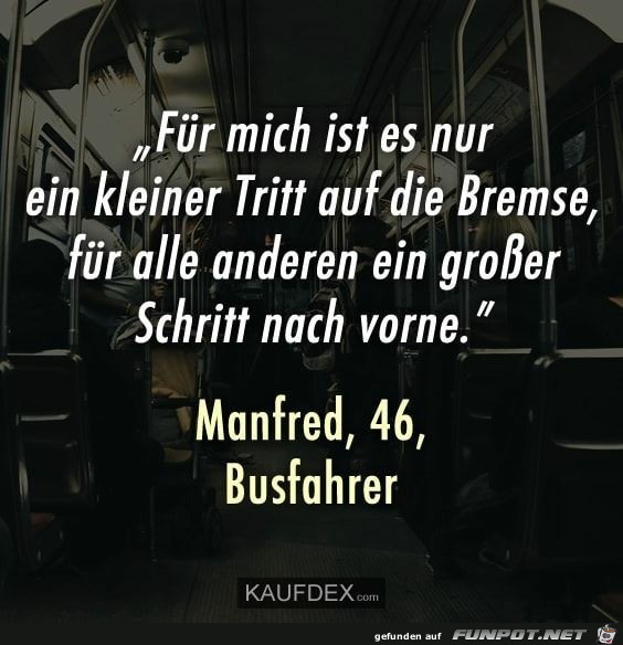 Kleiner Tritt auf die Bremse Kleiner Tritt auf die Bremse