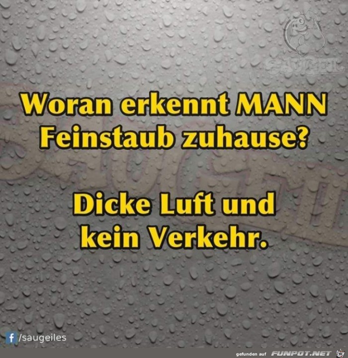 Woran erkennt man Feinstaub zuhause? Woran erkennt man Feinstaub zuhause?
