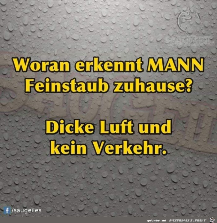 Woran erkennt man Feinstaub zuhause?