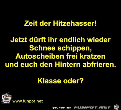 Hitzehasser Hitzehasser