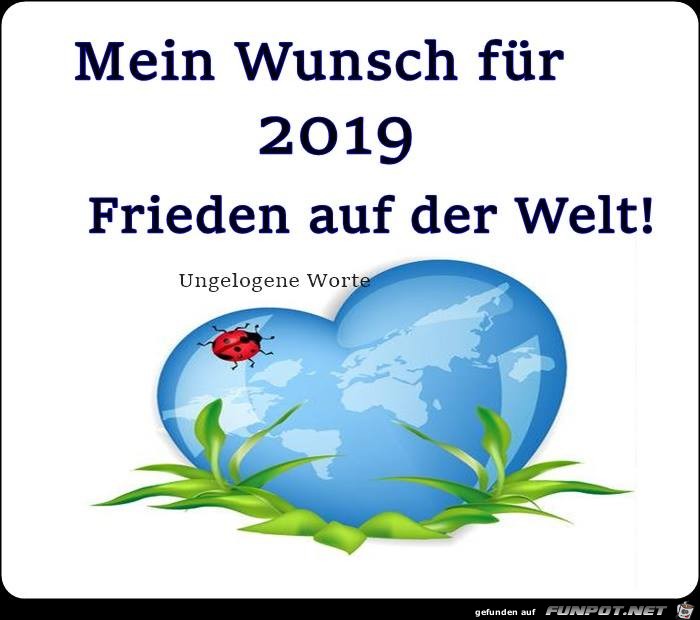 Mein Wunsch fuer 2019 Mein Wunsch fuer 2019