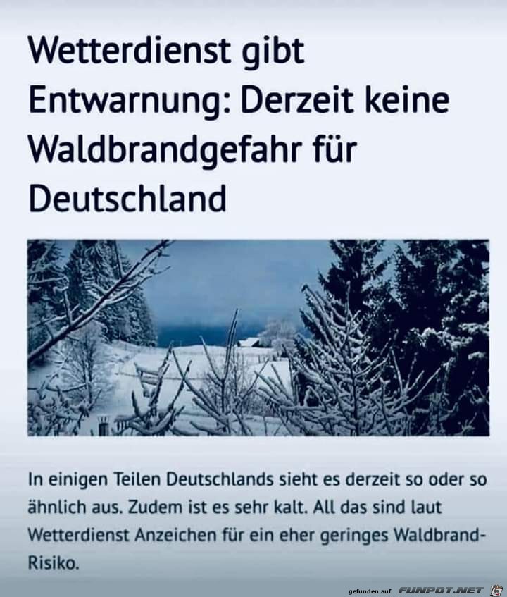 Entwarnung Entwarnung