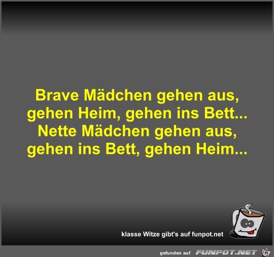 Brave Mdchen gehen aus