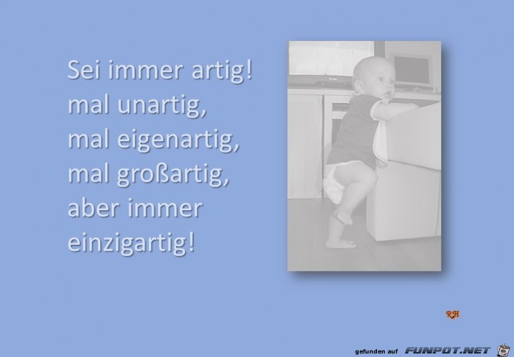 sei immer artig sei immer artig