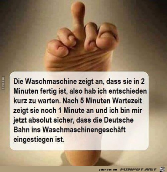 die Waschmaschine zeigt an,......... die Waschmaschine zeigt an,.........