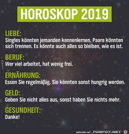 Horoskop 2019...... Horoskop 2019......