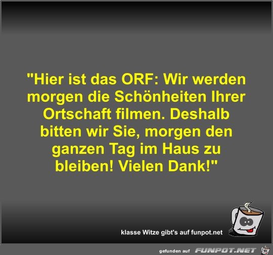 Hier ist das ORF Hier ist das ORF