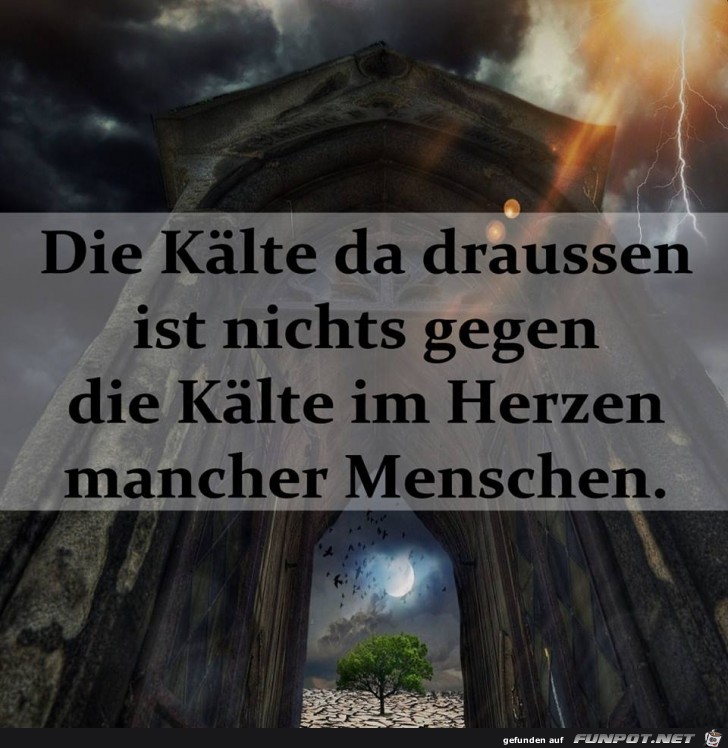 Die Kaelte da draussen