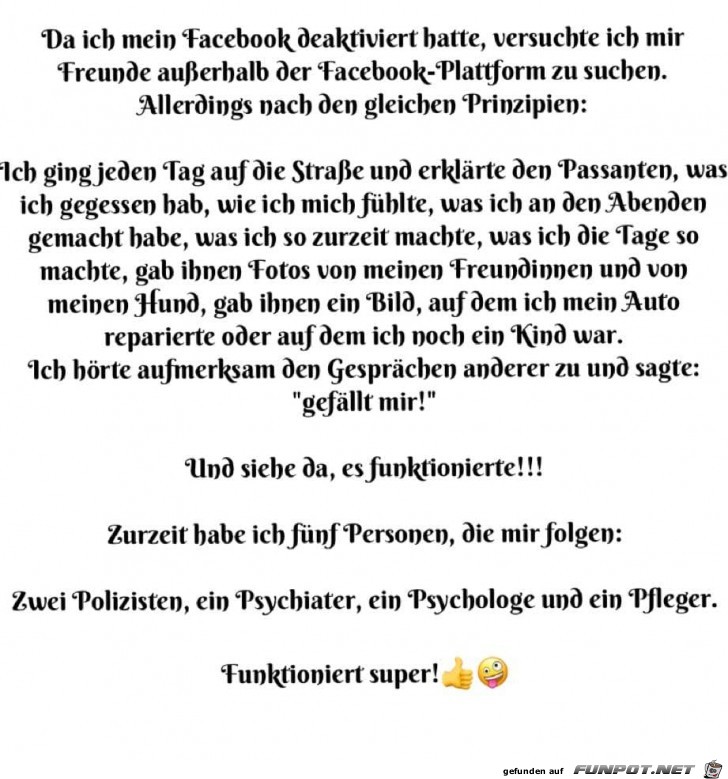 Facebook deaktiviert Facebook deaktiviert