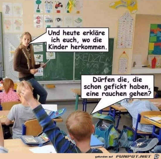 Aufklrung in der Schule.......