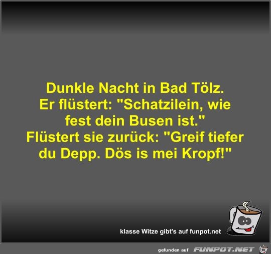 Dunkle Nacht in Bad Tölz Dunkle Nacht in Bad Tölz