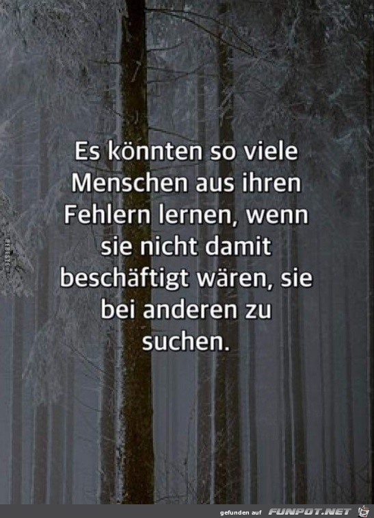 es könnten so viele Menschen aus ihren Fehlern lernen,...... es könnten so viele Menschen aus ihren Fehlern lernen,......