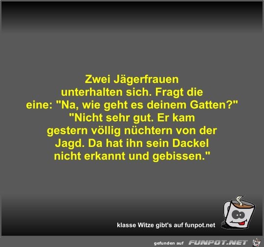 Zwei Jägerfrauen unterhalten sich Zwei Jägerfrauen unterhalten sich