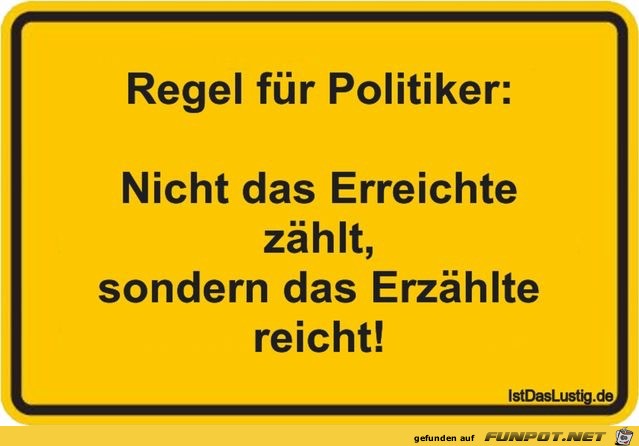 regel fuer politiker regel fuer politiker