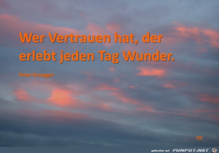 wer vertrauen hat wer vertrauen hat