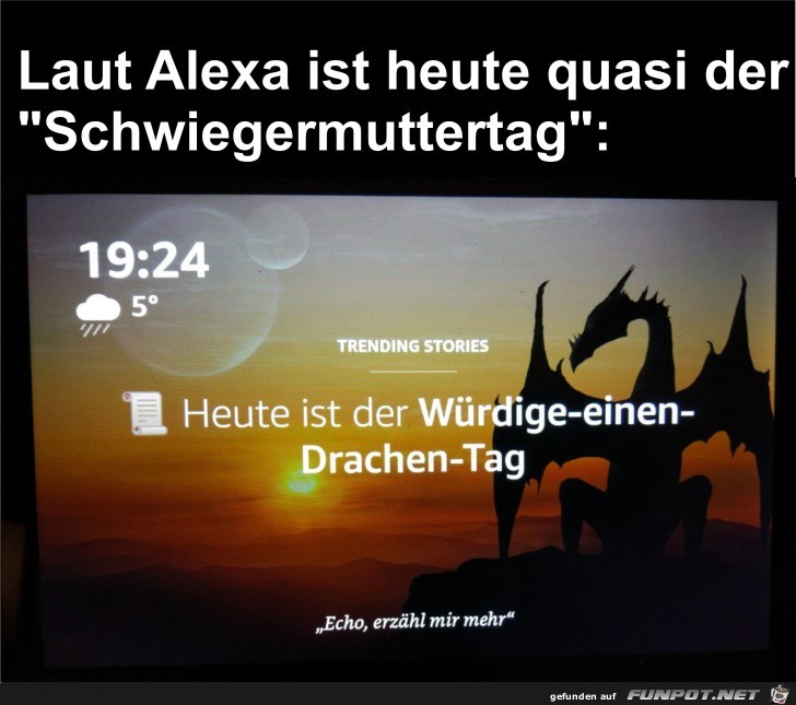 Alexa Schwiegermuttertag