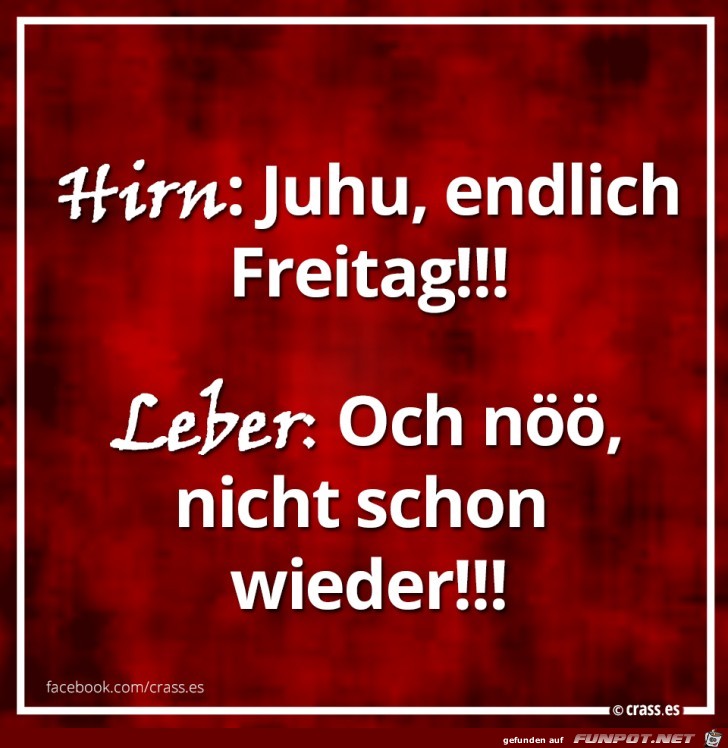 Juhu endlich Freitag Juhu endlich Freitag
